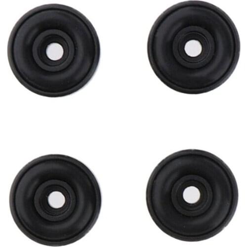 4Pcs/Set Black Aluminum Speaker CD Player Turntable Radio Amplifier Feet Pad Mat Stand Cabinet Isolation Base
