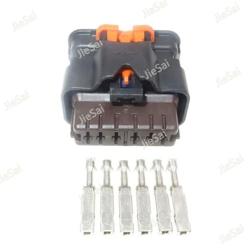 6 Pin F843700 F84370019117E Automotive Ignition Coil Socket Female Waterproof Car Throttle Valve Plug For Elysee