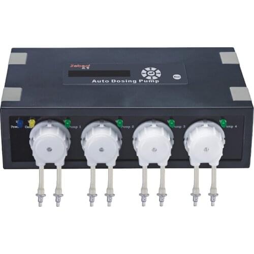 Auto Dosing Pump DP-4 Peristaltic Pump for Marine Tank Coral Reef Coral Feeder Titration Pump Four Micro-peristaltic Pumps