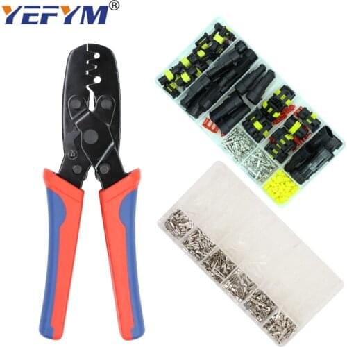 Automobile connector crimping pliers tools YE-124B YE-124A waterproof wiring terminal multi-function car hand tools