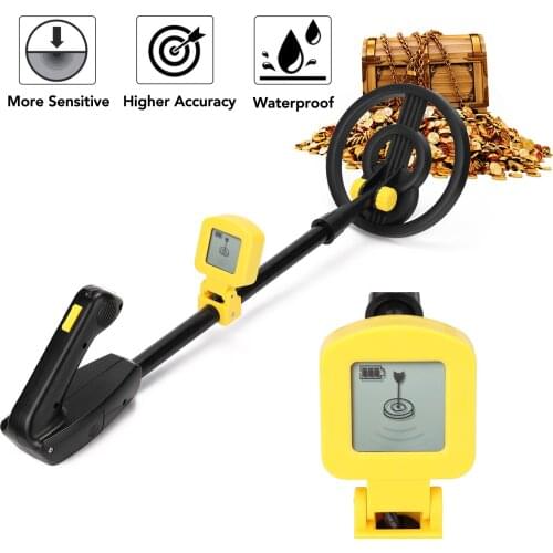 Metal Detector Children Handheld Metal Detector Gold Silver Jewelry Seeker Metal Finder with Sound Alarm LED Light Indication
