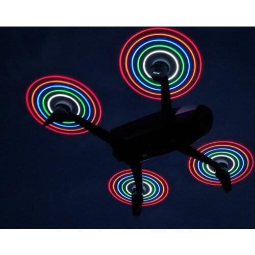 Drone Propellers with LED Lights, Night Flashing 5332s Props for Parrot Bebop 2 Accessories, Pack of 2