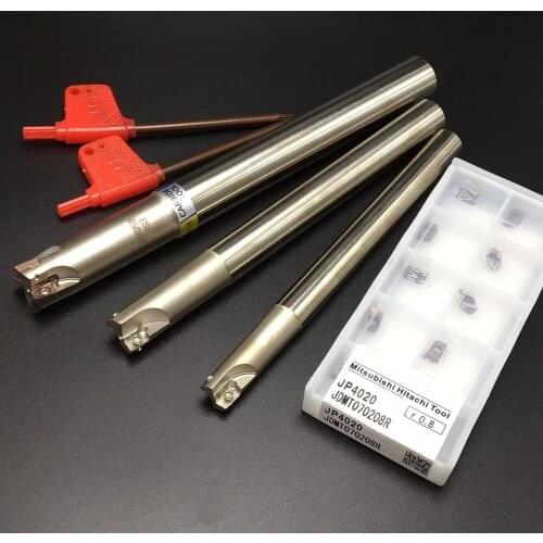 10PCS JDMT070208 JDMT070204 JP4020 insert ESE-10 11 12 16mm ASM small hole deep cavity double edge small diameter milling cutter