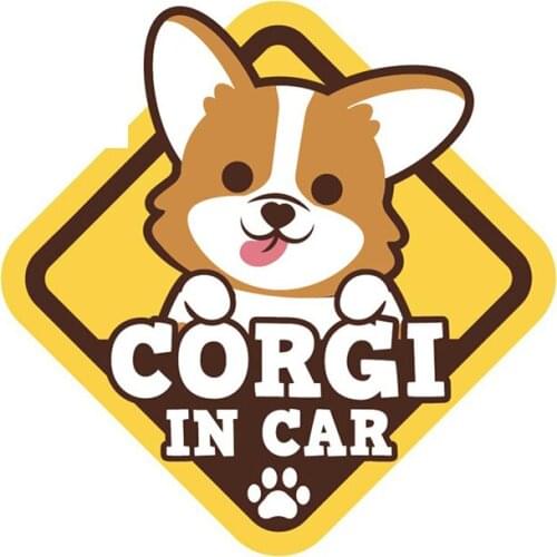 Personality Corgi Pembroke Personality Car Sticker Auto Motorcycle Decal Windows Occlusion Scratch Car Styling Apply To Window