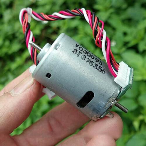 JOHNSON RS-385 Micro 27.5mm Electric Motor DC 12V-24V 13600RPM Large Torque Dual Shaft With PCB Board Hall Speed Encoder 7-wire