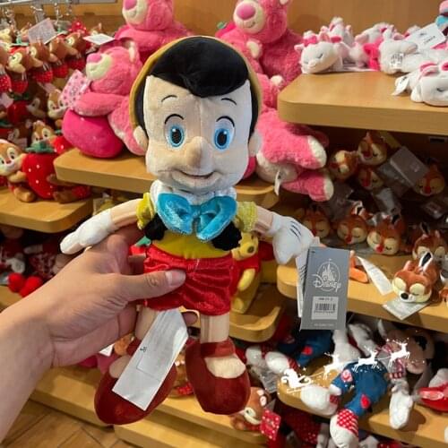 Original Disney Movie Pinocchio Cute Plush Toy Stuffed Doll 30cm Kawaii Birthday Present For Child New Hot