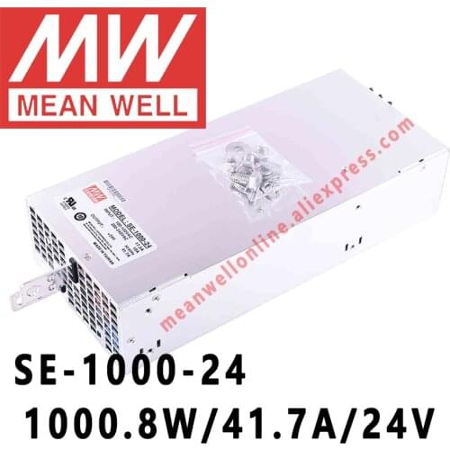 SE-1000-24 Mean Well 1000.8W/41.7A/24V DC Single Output Power Supply meanwell online store