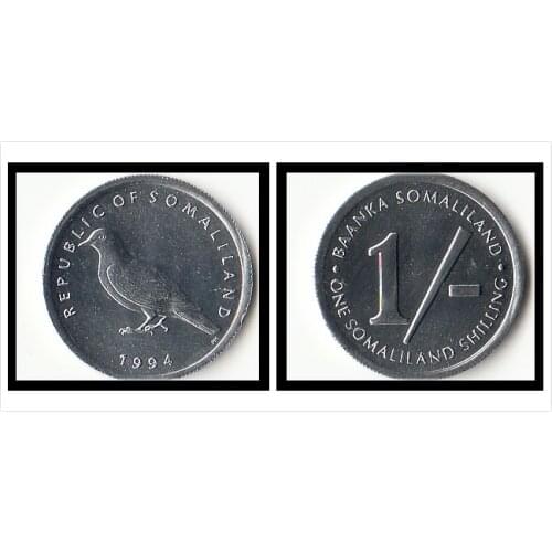 Somaliland 1 Shilling 1994 Edition Coins Africa New Original Coin Unc Collectible Real Rare Commemorative