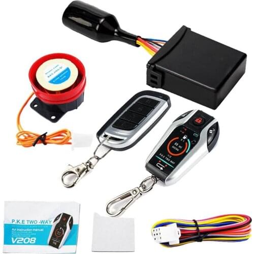 Universal Two Way Motorcycle Alarm System Suitable For Any 12V Motorbike For Honda/Suzuki/Kawasaki/Yamaha Motorcycles
