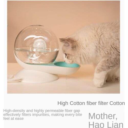 Pets Dog Cat Water Fountain Automatic Water Feeder Dispenser Container Water Level Display For Dogs Cats Drink