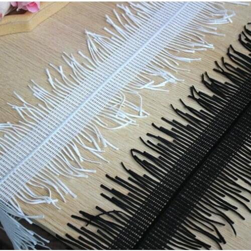 High-quality tassels, fringed milk silk, water-soluble lace clothing, home curtain splicing decoration materials