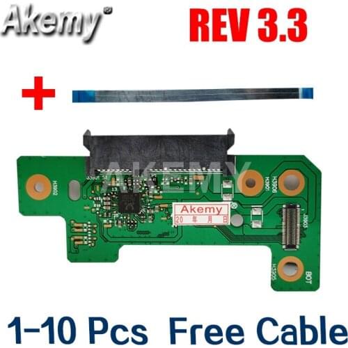1-10 pcs For Asus X555L X555LD Laptop HDD Hard Disk Drive Board X555LD REV:3.3 100% Tested Fast Ship Free Cable
