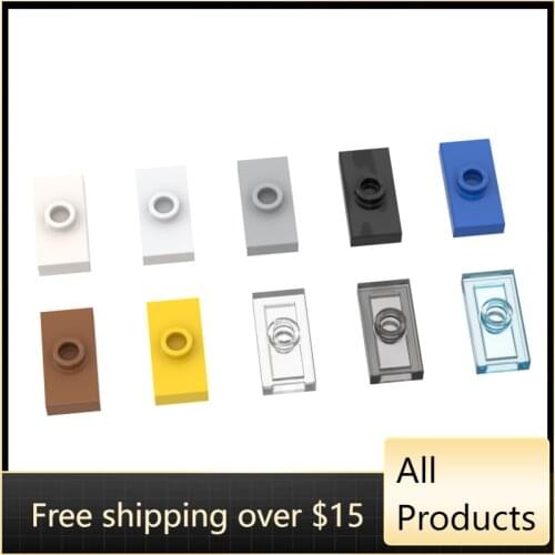 10PCS Assembles Particles 15573 1x2 Two To One Board Building Blocks Bricks Kit Part High-Tech Education Toy For Children Gift