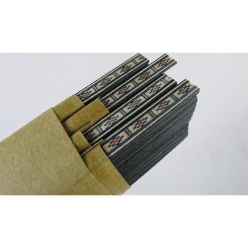 20STRIP LUTHIER FIGURED PURFLING C-94,Measures 6mm x 1.0mm thick and 640mm long