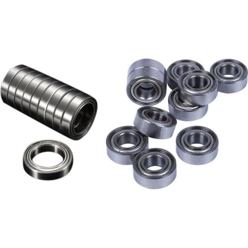 JFBL Hot 20 Pcs Miniature Sealed Metal Shielded Metric Radial Ball Bearing Model MR115 ZZ 5X11X 4MM & 6701 ZZ 12X18X4MM