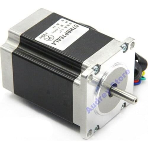 3A 1.5Nm 2-phase 4-wire 57 hybrid stepper motor 57HBP76AL4 Engraving machine motor 76mm