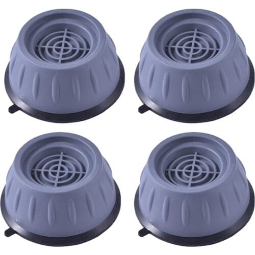 4Pcs Universal Anti-Vibration Feet Pads Washing Machine Rubber Mat Anti-Vibration Pad Dryer Refrigerator Base Fixed Non-Slip Pad