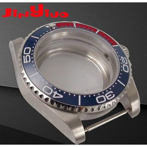 40mm Accessories Parts Stainless Steel High Quality Watch Case Sapphire Crystal Seeing-Through / Solid Backcover Fit NH35 NH35A