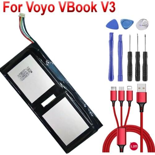 5000mah 7.6v battery for Voyo VBook V3 Pentium Edition Ultimate Edition Fingerprint V3 PRO A1 13.3 N3450 3095220 laptop battery