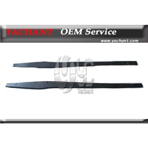 Superleggera Style Side Skirt Extension Full Carbon Glossy Finish For 2004-2012 Gallardo LP550 LP560 LP570