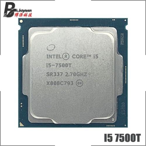 Intel Core i5-7500T i5 7500T 2.7 GHz Quad-Core Quad-Thread CPU Processor 6M 35W LGA 1151