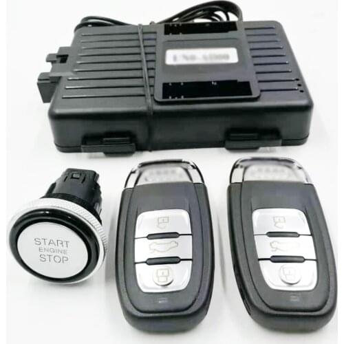 For Audi TT 2010-2017(Without Push Button) Add Push Start Remote Start System Keyless Entry System Phone Control Car Accessorie