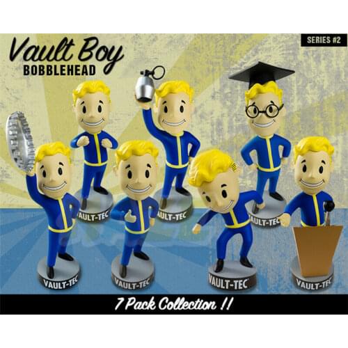 Fallout 4 Vault Boy 101 Series 2 Bobblehead PVC Action Figure Bethesda Toys Collection 5inches