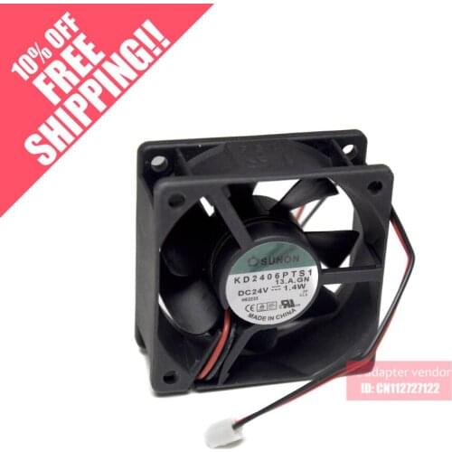 Taiwan SUNON KD2406PTS1 6025 24v 1.4W Switching Power Supply quiet fan