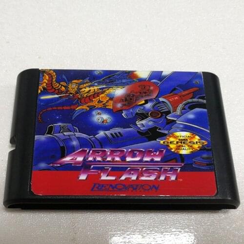 Arrow Flash 16 Bit MD Game Card Sega Mega Drive Genesis