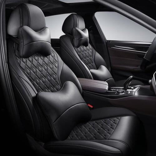 Custom Leather car seat cover For Mitsubishi PAJERO OUTLANDER EX ASX Grandis Eclipse Cross galant Lancer Zinger auto styling