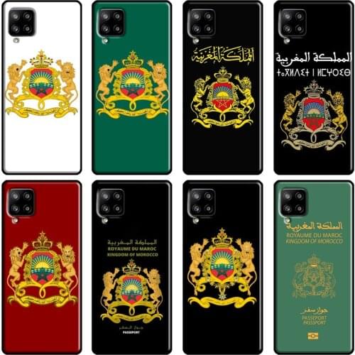 Maroc Morocco Flag Coat Of Arms For Samsung Galaxy A12 A52 A72 A71 A51 A41 A31 A70 A50 A40 M31 A02 A20e A21S Phone Cover