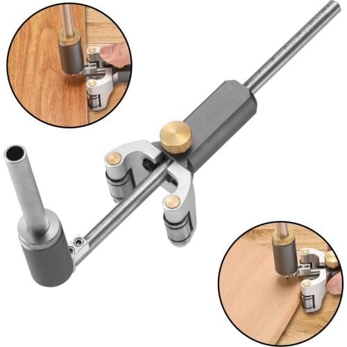 Woodworking Linear Arc Dual-purpose Scriber Ruler Parallel Line Drawing Measuring Gauge DIY Wood Scribe Tool