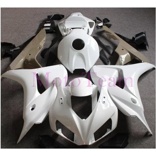 New For Honda CBR1000RR CBR 1000RR CBR 1000 RR 2006 2007 06 07 Unpainted White Fairing kit bodywork ABS motorcycle/motorbike