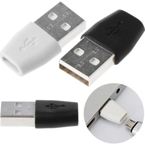 USB 2.0 Male to Micro USB Female Adapter Converter for Data Transfer and Charge