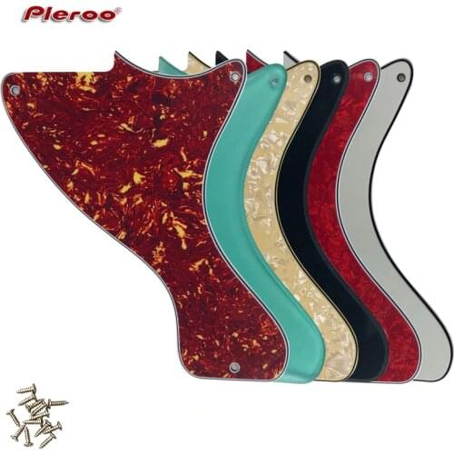 Pleroo Custom Guitar Parts - For US JR LP Les Paul Junior Guitar pickguard Scratch Plate ,Multicolor choice