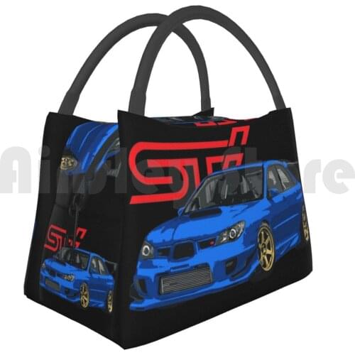 Portable Insulation Bag World Rally Blue Sti Gdb Hawkeye Sti Wrx Wrx Sti Sportscar Evo Rally Impreza