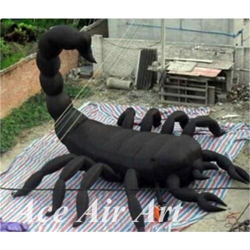 Custom giant 13 feet length Halloween inflatable scorpion replica for advertising