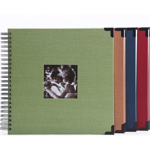 Self-adhesive Film DIY Scrapbook Photo Album Valentines Day Gifts Wedding Guest Book Craft Paper Anniversary Travel Memory Album