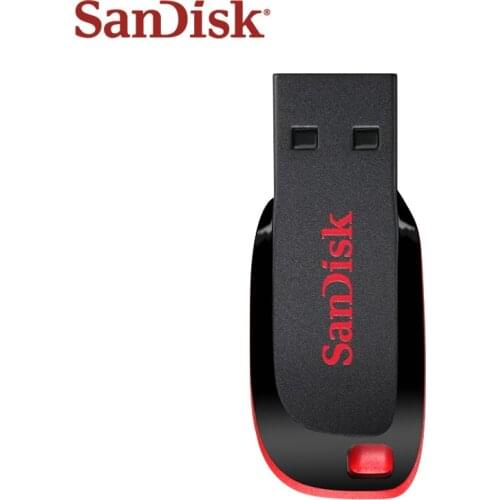 Sandisk Pendrive 128GB 2.0 USB Flash Drive 64GB CZ50 Mini Memory Stick 16GB 32GB U Disk For Mini Computer Gift