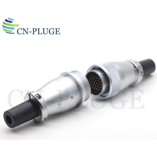 WEIPU WS28 24pin Waterproof Connector male and female Docking cable Connector 24pin Outdoor connector IP67