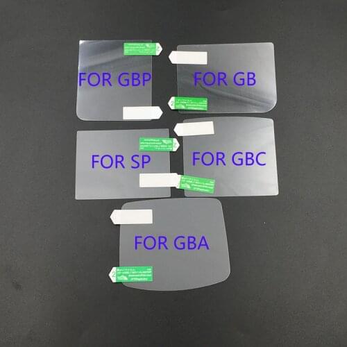 LCD Screen Protector Protective Film for Gameboy Color for GBA GBA SP GBC GB GBP for Gameboy Advance Game Console