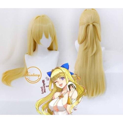 Ristarte Cautious Hero The Hero Is Overpowered But Overly Cautious Women Long Wig Heat Resistant Hair Party Wigs+ Free Wig Cap