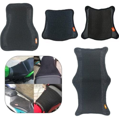 1/2 layer 3D Breathable Comfortable Universal Honeycomb Motorcycle Cool Seat Cover Mesh Cushion Pad Motorbike Blanket Protectors