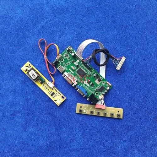 2CCFL VGA DVI HDMI-compatible LCD screen M.NT68676 drive card Fit HT156WX1/LM156WH1/M156B1/M156XW01 DIY Kit LVDS 30-Pin 1366*768