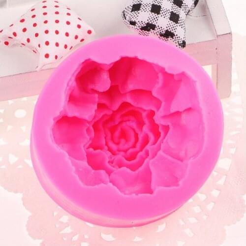 50pcs 3D Large Flowers Roses Soap Mould Chocolate Cake Decorating Baking Fondant Silicone Mold Chocolate Candy Mold