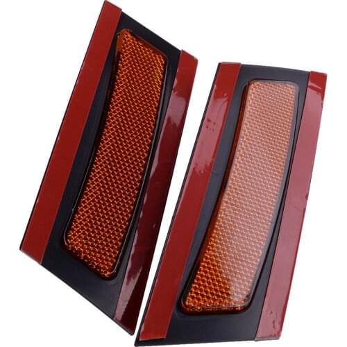 63217162548 2Pcs/Set Car Front Bumper Side Marker Light Reflector Fit For BMW X5 E70 2007 2008 2009 2010 63217162547 Accessories