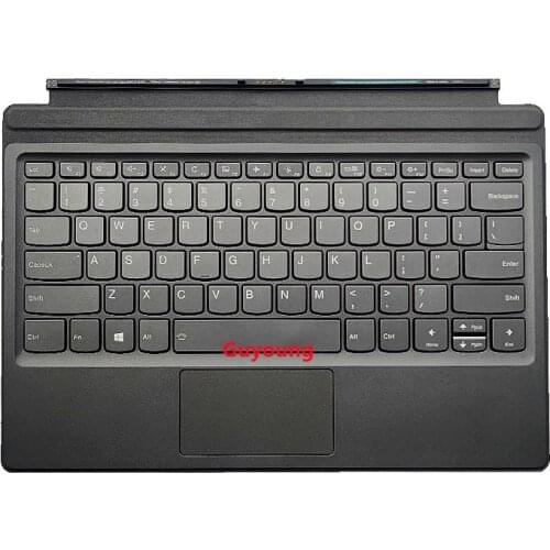 US English Base Keyboard for Lenovo Ideapad MIIX 510-12ISK Tablet 2-in-1 Magnetic Keyboard cover for Miix510