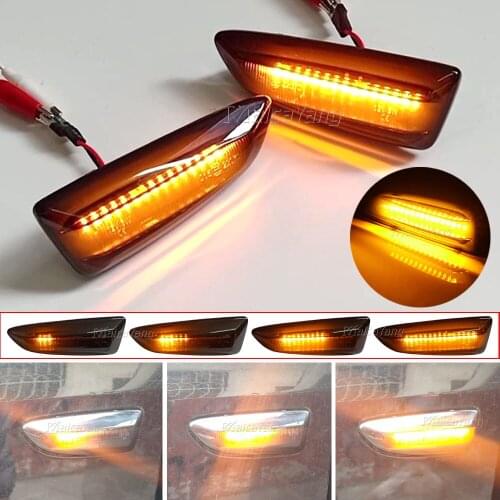 For Opel For Vauxhall Astra J K Crossland X Grandland Insignia B Zafira C LED Dynamic Turn Signal Light Side Fender Marker Lamp