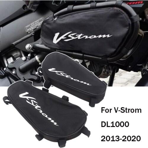For SUZUKI V-STROM DL1000 DL 1000 dl1000 2013 onwards Motorcycle Frame Crash Bars Waterproof Bag Repair Tool Placement Bag