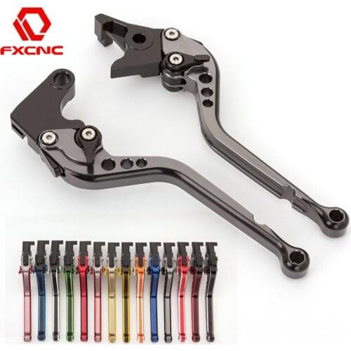 FX CNC Aluminum Adjustable Motorcycle Mix Color Brake Clutch Levers For Suzuki GSXR600 750 2011 - 2017 GSXR1000 2009 - 2017 2018